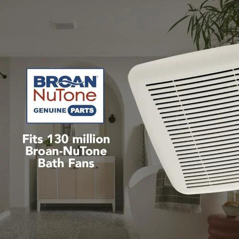 Ultra Quiet Bath Fan Replacement Kit With Motor And Grille 60 CFM 20 Percent More Power White DIY Install No Wiring Or Cutting