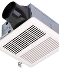 Easy Install 100 CFM Bathroom Exhaust Fan With Ultra Quiet 0.8 Sone Operation Energy Star Certified No Attic Access Required SNP100