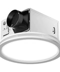 Bathroom Exhaust Fan With Light 130 CFM Quiet Ceiling Mount Vent 1.5 Sones 47W 1100 Lumens LED Light by Fitop