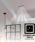 Installed Ultra Quiet Bathroom Exhaust Fan With Easy Retrofit Without Attic Access 110 CFM 1 Sone Energy Star Certified
