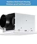 Quiet 110 CFM Bathroom Exhaust Fan With Metal Housing For Ceiling Mount, High Airflow Up To 107 Sq Ft, Energy Saving Bath Vent