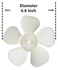 Bathroom Vent Fan Motor 120V 60Hz 0.60A 30W Compatible with 686,687,8870,M686 YJF6158 showing 6.6-inch diameter