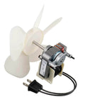 Bathroom Vent Fan Motor 120V 60Hz 0.60A 30W Compatible with 686,687,8870,M686 YJF6158 showing blades and wiring