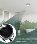 Upgrade QT-110N-B QT-80N-B QT-90N-B QT-9093 QT-100L Bathroom Fan Motor & Blower Wheel Replacement in modern bathroom