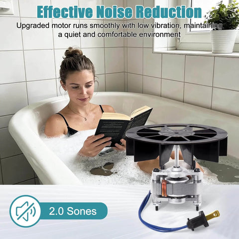 Fan Motor Replacement for Broan Nutone 663 688 678 671 659 662 668 670 689 669 663-C 688-C Overview with Quiet Operation