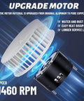8664RP 8663RP for Nutone 8664RP/8663RP B Unit Bathroom Fan Motor showing motor design with copper parts, 1460 RPM speed