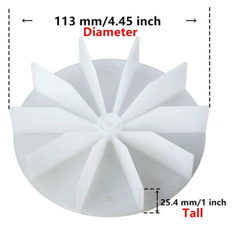 Bathroom Vent Exhaust Fan Motor Replacement Electric Motors Kit Compatible with Nutone Broan Uppco 50CFM 120V fan blade