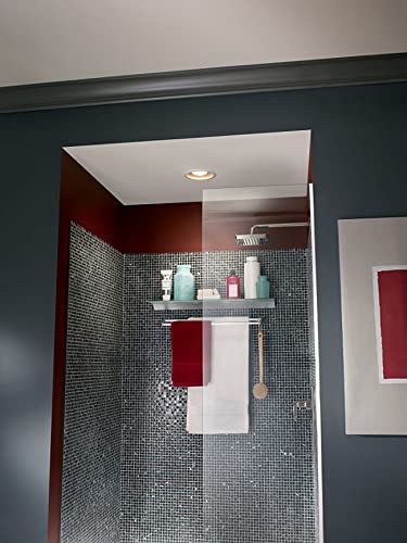 Installed Recessed Light Ventilation Fan With 70 CFM 1.5 Sones 4 Inch Duct White 6.87 Inch Housing by Broan NuTone