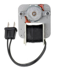 Front view of Bathroom Vent Fan Motor 120V 60Hz 0.60A 30W Compatible with 686,687,8870,M686 YJF6158 showing power cord and connectors.