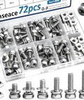 72 Pack Battery Terminal Bolts And Nuts M6 Sizes 10 12 14 16 18 20mm 304 Stainless Steel Square Nuts For Motorcycle