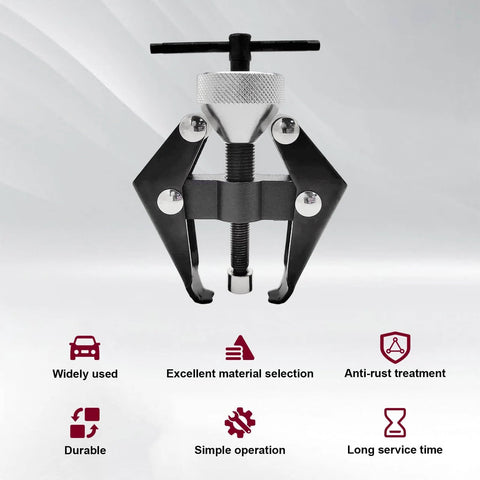 Heavy Duty Battery Terminal And Wiper Arm Puller Kit For Auto Windshield Wiper Arm Removal And Terminal Bolt Extraction Damage Free Arm Puller Tool For Stuck Terminals Quick DIY Car Repair Accessory front view