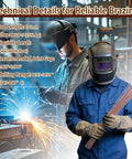 Welder holding 50 Sticks BCuP-5 Brazing Rods With Fifteen Percent Silver for Phos Copper Welding in workshop