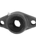 Single 45mm Accu-Loc 2-Bolt Flange UEFL209 for Industrial Equipment, 45 mm ID Sealed Ball Insert with Concentric Collar, front view