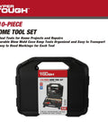 All In One 110 Piece Home Tool Set With Storage Case For DIY Projects, Repairs And Everyday Fixes, Durable Hand Tools And Essentials For Any Household Today