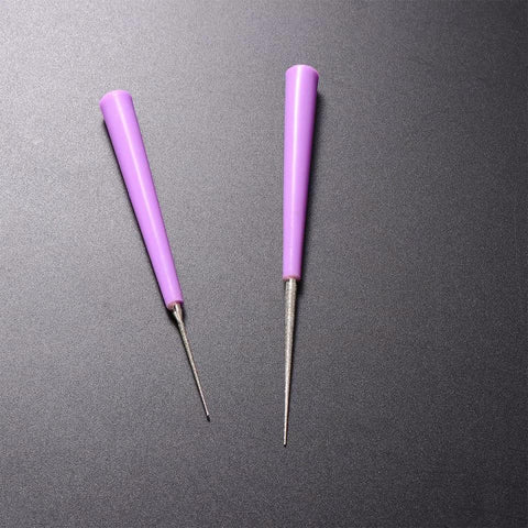 Bead Hole Reamer Tool For Jewelry Making By EXCEART Pro Grade Hole Enlarger with ergonomic anti-skid handle, 5.1 inch length
