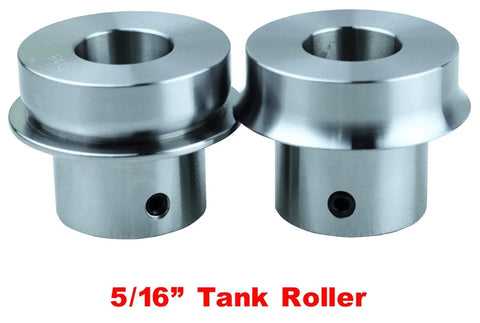 Eight Radius Die Set For Bead Roller With 22mm Shaft Includes Four Pairs Of Dies Five Sixteenths One Half One And One Half Inch Radii Cr12 Steel