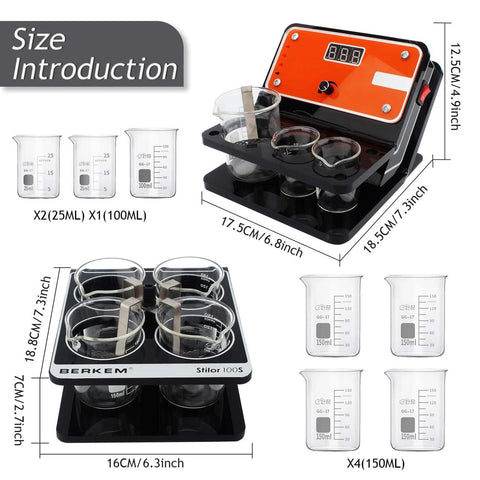 Pen Type Plating Machine Gold Plating Kit with digital control and multiple beakers for precise metal plating on jewelry.