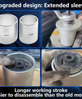 Extended sleeve design of Universal Bearing And Bushing Removal And Installation Kit for cars and light vehicles.
