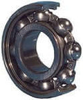 SKF Bearing 615722 provides reliable, low-friction rotation for heavy equipment, showing steel construction and ball grooves.
