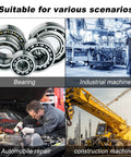 Collage of 1.5 Inch Bearing Balls Set Five Pieces 38mm G25 Steel Precision Balls used in various machinery applications