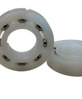 Close-up of Bearing Replacement Kit For Hayward Navigator Automatic Pool Cleaner By Swimables, featuring stainless steel ball bearings.
