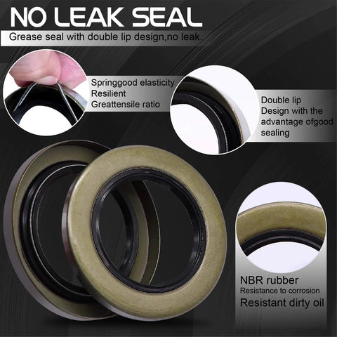 Boat Trailer Hub Bearing Kit For 5200 To 7000 Lb Tandem Axles Includes Inner Bearings 25580 Inner Races 25520 Seals