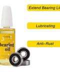 Premium 1 Ounce Skateboard Bearing Lubricant High Grade Bearing Oil For Longboards Scooters And Roller Skates Ultra Smooth Lube