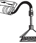 Illustration of a 65250 Bearing Packer with a connected nozzle for efficient wheel maintenance and installation.