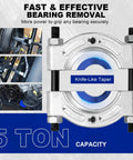 12 Piece Bearing Puller Set, Heavy Duty 5 Ton Capacity Bearing Separator Kit With 2 Inch And 3 Inch Jaws, Wheel Hub Axle Puller, shown in package
