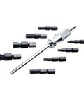 Blind Hole Bearing Puller Kit With Slide Hammer And Collets, 8mm Through 30mm, Heavy Duty Bearing Removal Tool, Durable Steel Construction