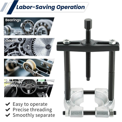 Beefed Up Bearing Separator And Puller Set With Two Inch And Three Inch Splitters Fourteen Piece Kit To Remove Bearings Gears Pulleys