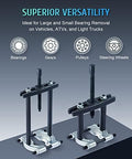 Bearing Puller Set, 5 Ton Capacity Bearing Separator, Pinion Wheel Bearing Removal Kit with 2" and 3" Jaws, Wheel Hub Axle Puller Set, Heavy Duty Bearing Splitter Tool Kit - VXB Ball Bearings