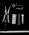 Internal Bearing Puller With Slide Hammer Pro Grade Bearing Extractor For 16-45mm Bearings tools and components displayed