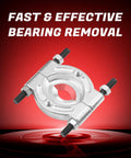 Bearing Puller and Splitter Kit, Separator and Puller Set, Pinion Bearing Puller displayed on red background
