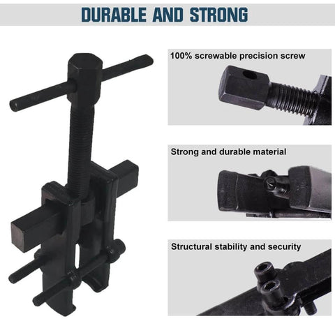 4 Bearing Puller 2'' 3'' 4'' 6'' with 2 Jaws Bearing Puller Tool Adjustable, Chrome Vanadium Steel, durable screw mechanism