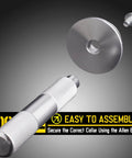 Pro Grade Universal Bearing Race And Seal Bushing Driver Set aluminum tool with disc and collar for wheel bearings removal