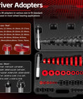 Bearing Race And Seal Driver Kit For Wheel Bearing Installation 43 Piece Set With 39 Adapters And 4 Handle Sizes in case