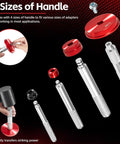Bearing Race And Seal Driver Kit For Wheel Bearing Installation 43 Piece Set With 39 Adapters And 4 Handle Sizes shown