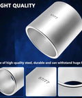High-quality steel sleeve from Universal Bearing And Bushing Removal And Installation Kit For Cars And Light Vehicles 37 Piece Pull And Press Sleeve Set.