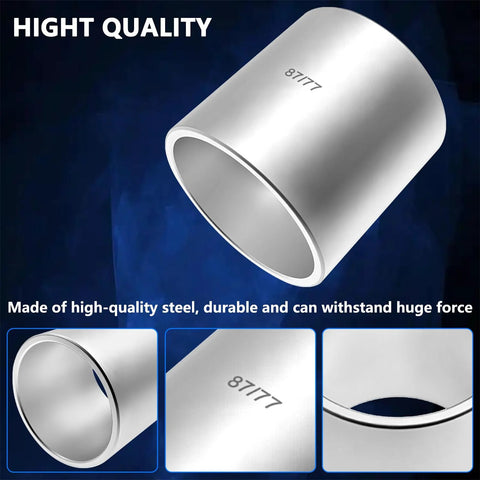High-quality steel sleeve from Universal Bearing And Bushing Removal And Installation Kit For Cars And Light Vehicles 37 Piece Pull And Press Sleeve Set.