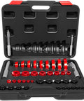 Bearing Race And Seal Driver Kit For Wheel Bearing Installation 43 Piece Set With 39 Adapters And 4 Handle Sizes Includes Tools