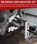 Bearing Separator And Puller Set 9 Piece Portable Heavy Duty Bearing Splitter Tool Kit in use on automotive part.