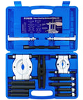 Beefed Up Bearing Separator And Puller Set With Two Inch And Three Inch Splitters Fourteen Piece Kit Includes Attachments