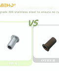 Comparison of Six Pack Bearing Sleeves For 3220 Dispenser Replacement in 304 stainless steel vs. standard sleeve