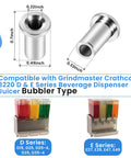 Six Pack 3220 Bearing Sleeve Replacement For Crathco D And E Series Beverage Dispensers, dimensions shown