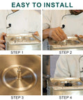Installation steps for Bearing Sleeve 3220 compatible with beverage dispenser parts for D15 D25 D35 and E Series