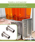 Bearing Sleeve Kit Two Pack For D And E Series Beverage Dispensers Stainless Steel Replacement in front of juice machine
