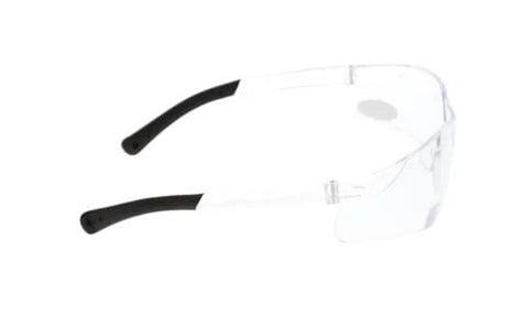 Side view of BearKat BKH20 Bifocal Safety Glasses 2.0 Diopter with Duramass Coating, clear polycarbonate lens, UV protection