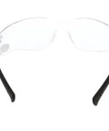 BearKat BKH20 Bifocal Safety Glasses 2.0 Diopter Duramass Coating UV 99 Percent, front view with clear lens and black temples.