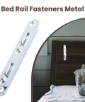 Wood Bed Rail Brackets And Connecting Fittings 5.1 Inch Zinc Round Bed Hooks Set Of 4 For Side Rails To Headboard And Footboard Attachment Durable Galvanized Steel
